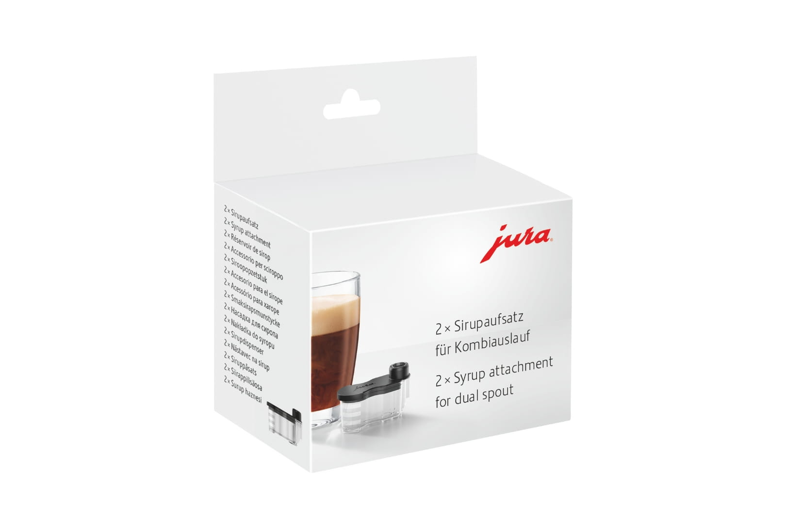 Syrup attachment for the dual spout (set of 2) - JURA Australia